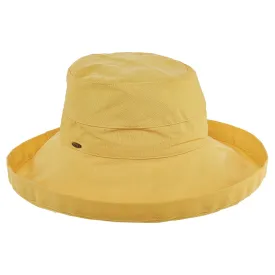 Scala Hats Lanikai Packable Sun Hat - Yellow