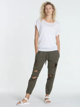 Seamed Summer Tee - White