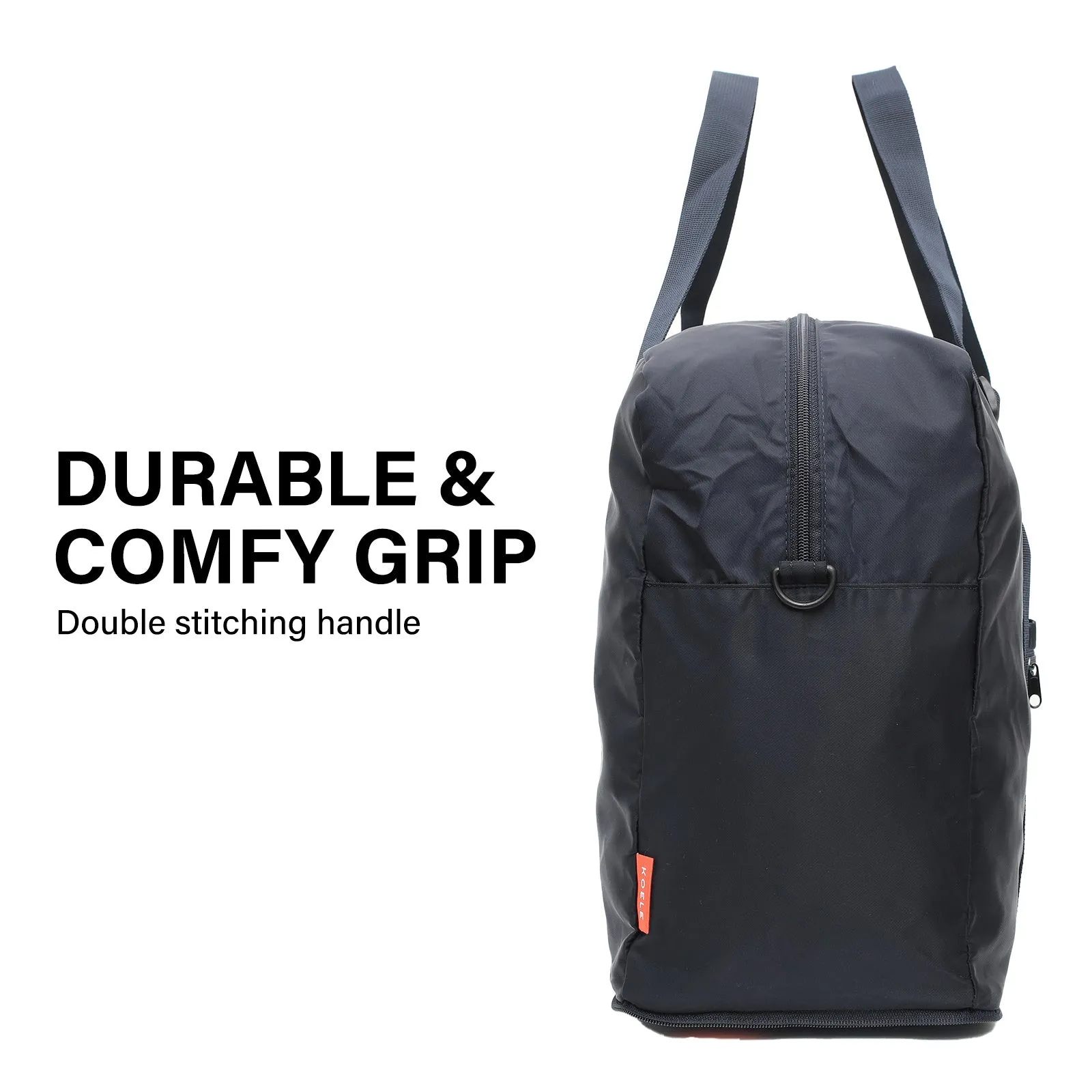 Travel Duffle Bag Foldable Laptop Luggage KO-BOSTON - Navy