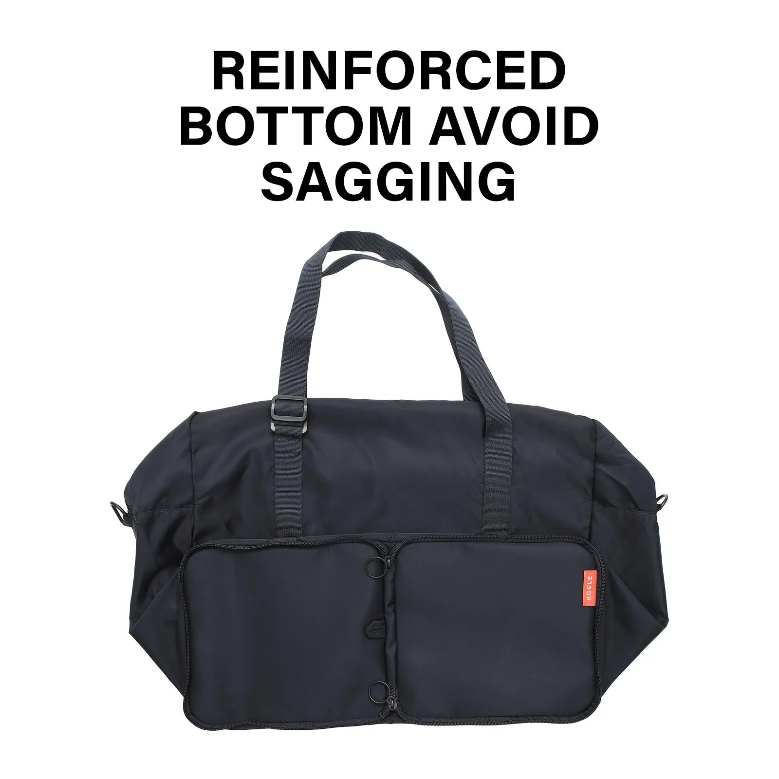 Travel Duffle Bag Foldable Laptop Luggage KO-BOSTON - Navy