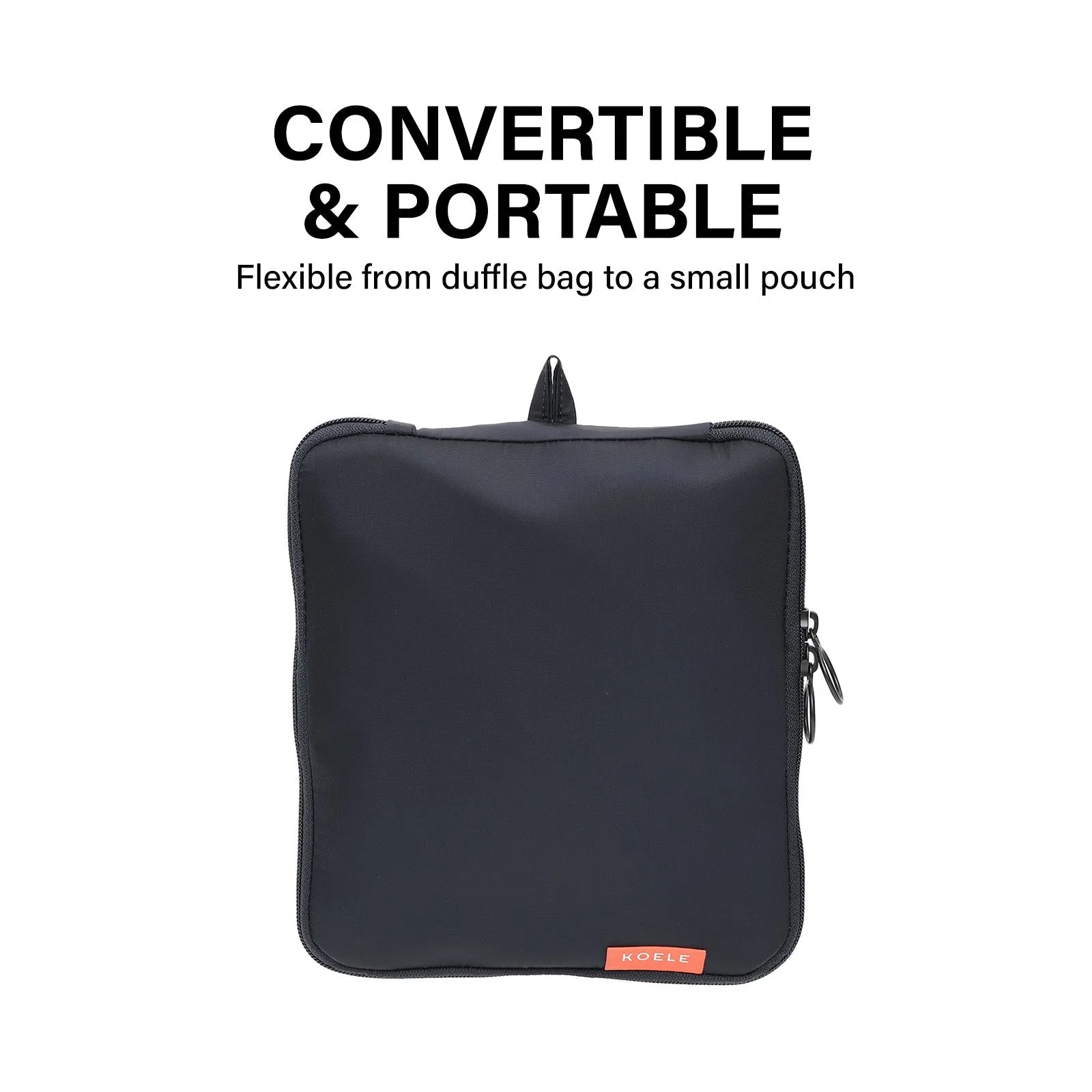 Travel Duffle Bag Foldable Laptop Luggage KO-BOSTON - Navy