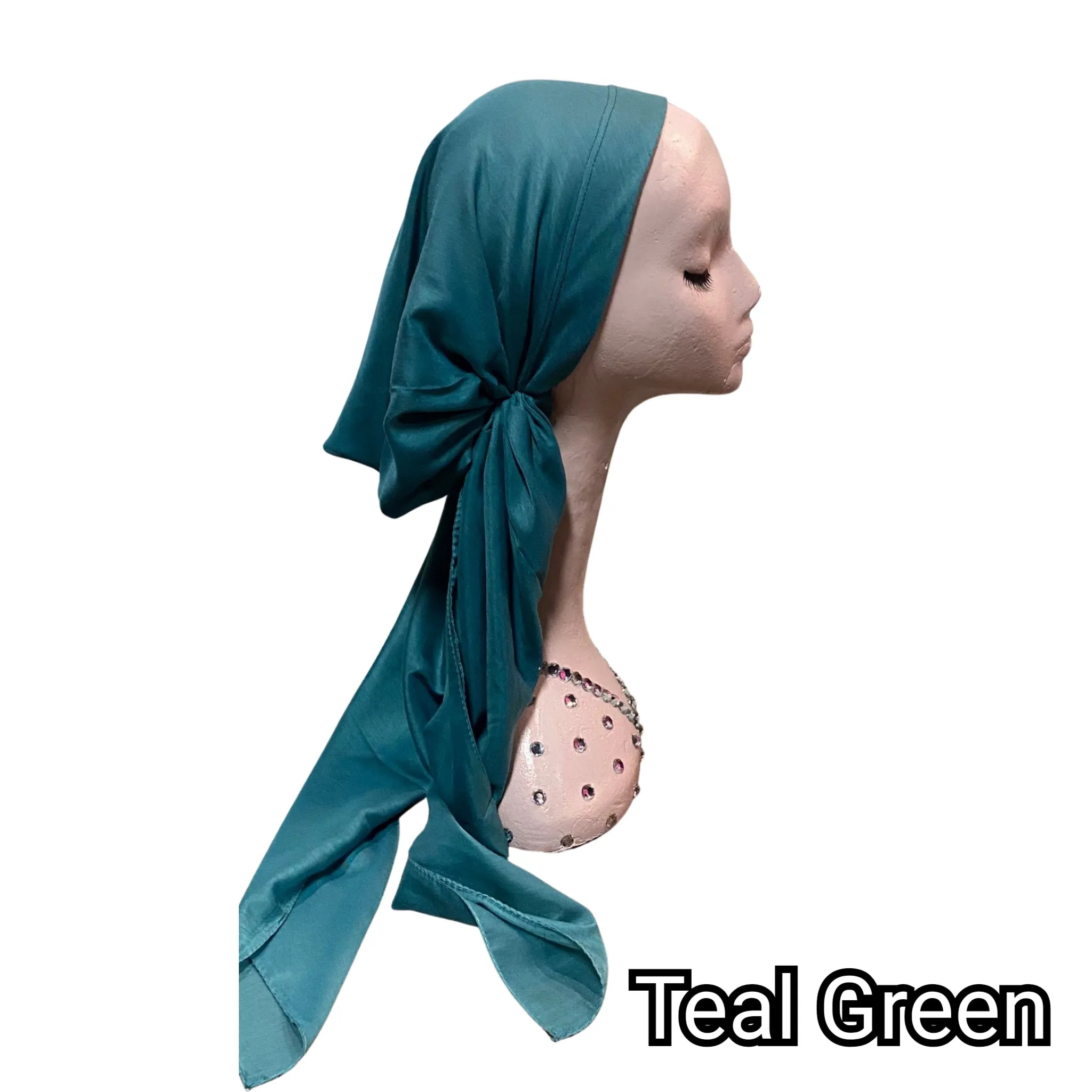 Turkish Pre-Tied Tichel: Solid Colors