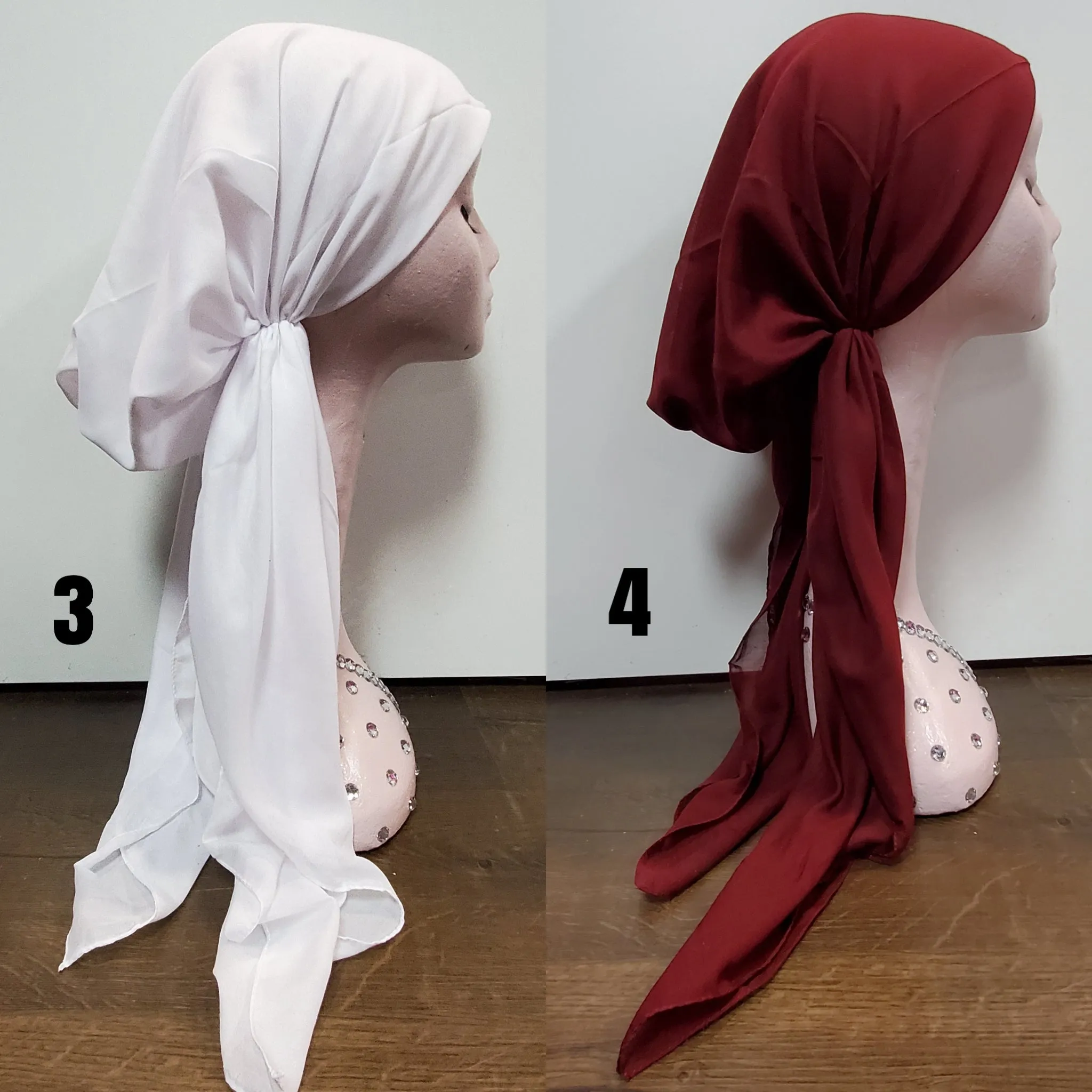 Turkish Pre-Tied Tichel: Solid Colors