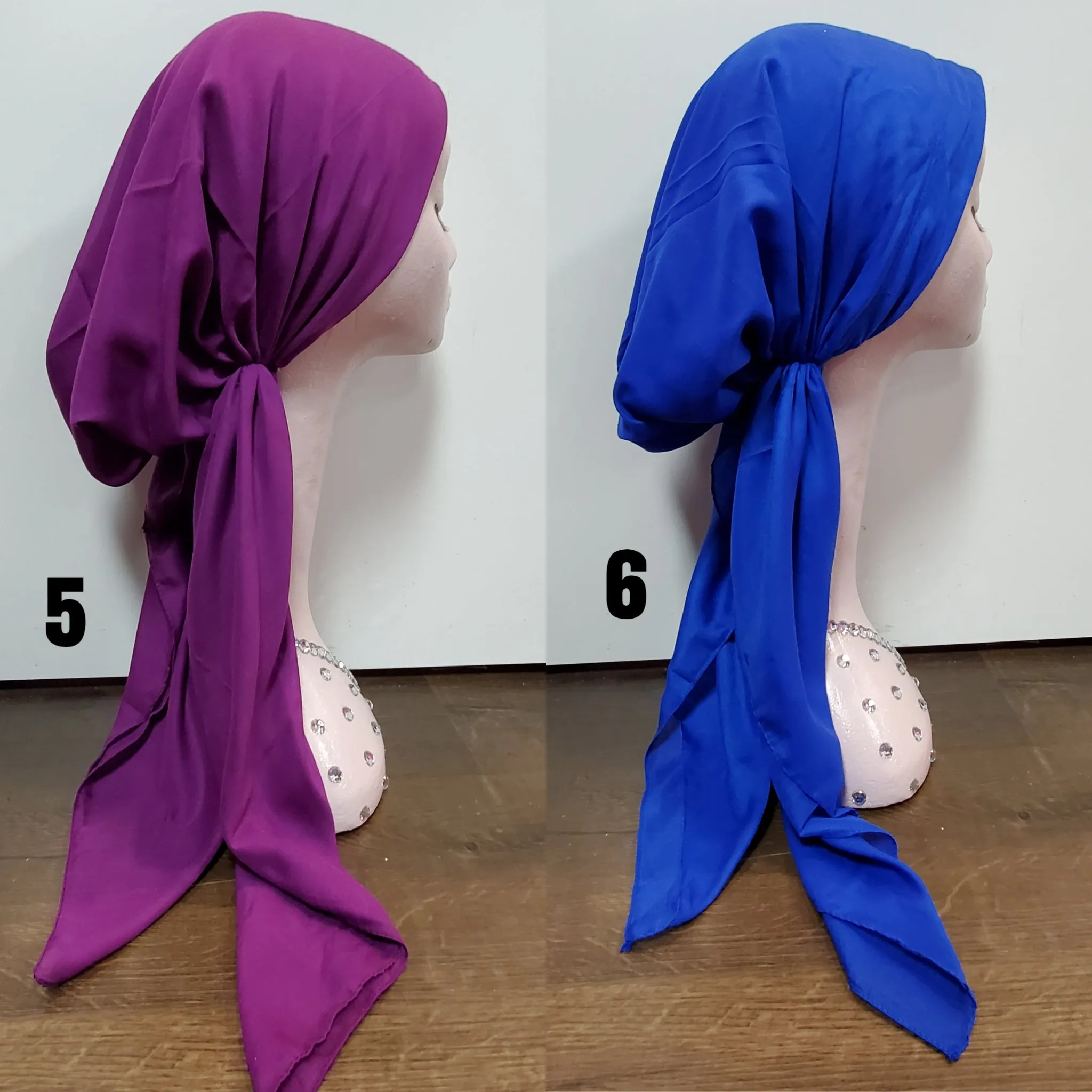 Turkish Pre-Tied Tichel: Solid Colors